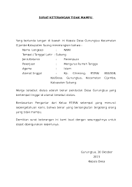 Contoh surat pernyataan tentang kesanggupan. 49 Contoh Surat Keterangan Tidak Mampu Dari Rt Pictures Fsmq