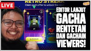EDITOR LANJUT GACHA RENTETAN DAN MAU GACHAIN AKUN VIEWERS JUGA #fcmobile