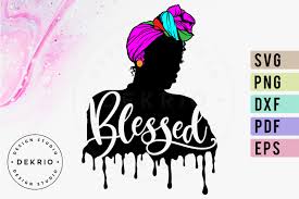 The preview window allows users to check the quality of the. Blessed Queen Svg Png Dxf Eps Pdf Files 413049 Svgs Design Bundles