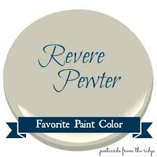 It is considered one of their most beautiful. Favorite Paint Color Benjamin Moore Revere Pewter Postcards From The Ridge