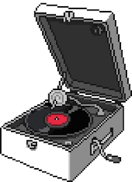 8 Bit Turntable Good Music Vinyl Records Gaming Products