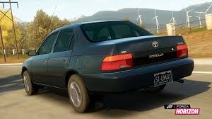 The corolla e100 was the seventh generation of cars sold by toyota under the corolla nameplate. Igcd Net Toyota Corolla In Forza Horizon