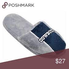 New Dallas Cowboys Striped Slippers Men Nfl Mens Slippers Striped Slippers Slippers