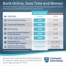 International financial services make up 55% of the island's economy (gdp), 36% of employment, and 40% of. Cayman National Save Your Time And Money With Your Facebook