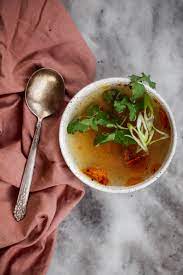 Scallion Ginger Bone Broth A Highly Drinkable Broth Inherited Salt Chicken Bone Broth Recipe Scallions Recipes Bone Broth Recipe