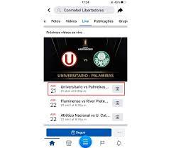 O canal de tv por assinatura exibe a partida a jogo do palmeiras hoje x são paulo: Universitario X Palmeiras Ao Vivo Onde Assistir Ao Jogo Da Libertadores Streaming Techtudo