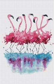 Bird Cross Stitch Patterns Free To Download Flamingo 4 Stitch Pattern Instant Download Cross Stitch Pictures Cross Stitch Patterns Cross Stitch Bird