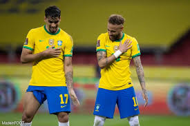 Pour son grand retour à la compétition après trois mois d'absence, neymar a fait le spectacle. Copa America Neymar Passeur Marquinhos Titulaire Et Capitaine Le Bresil S Impose A L Arrachee Face A La Colombie