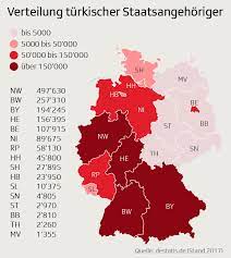 Der euro ist überall in der türkei gerne gesehen und generell werden beide währungen akzeptiert. Grosste Minoritat Deutschlands Turken In Deutschland Zahlen Und Fakten News Srf