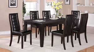 Cosmos Furniture Era Espresso Dining Room Set Wood Dining Room Table Espresso Dining Room Set Transitional Dining Room Sets