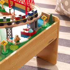 Dining table set in australia. Kidkraft 18025 Adventure Town Wooden Train Track Set And Table For Kids Railway Activity Playset With Accessories Included 120 Pieces With Ez Kraft Assembly Buy Online At Best Price In Uae Amazon Ae