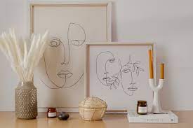 Try to make these attractive diy wall art signs using canvas frames and paint. Diy Wall Art Line Art Bilder Gestalten Leinwand Upcycling