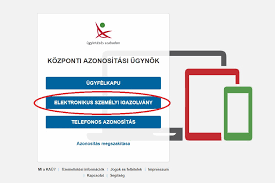 Ön az ügyfélkapu bejelentkezési oldalán van. Eeszt Altalanos Kerdesek Page 70 Eeszt Informaciok Infomix