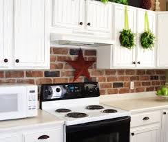 It is usually much easier to attach a wood ledger to the brick, then attach the cabinets to the ledger. Of Course I D Find Something I Want To Make Up The Cost Of Fixing Up My Kitchen Beadboard But I Want It Brick Backsplash Cupboard Makeover Kitchen Redo