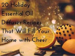 20 Holiday Essential Oil Diffuser Recipes Keeper Of The Home