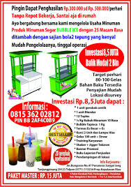 Dan kesuksesan bisnis anda tecermin dari seberapa unik dan berkualitas merek yang anda. Minuman Bubble Ice Motivator Top