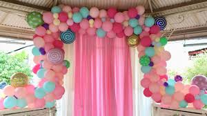 With colorful balloons and enough pokemon party favors to fill a pokedex, pokemon party supplies are the perfect way to celebrate your aspiring pokemon master! Candy Land Theme Setup Balloon Garland And Marquee Balloons By Batty Balloons Youtube