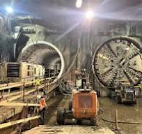 Progreso en la Extensión de la Purple Line: las dos máquinas ...