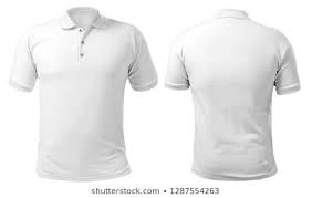Blank Collared Shirt Blank Collared Shirt Mock Up Template Front And Back View Isolated On White Plain T Shirt Mockup Polo Tee Design Presentation For P
