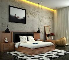 Black And White Bedroom With Led Lights Luxury Bedroom Ceiling Lights Modern Bedroom With Yellow Ceiling Ribbons False Ceiling Living Room Interior Design Bedroom False Ceiling Bedroom
