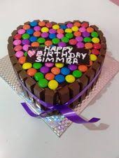Half Kg Chocolate Heart Shape Birthday Cake Kitkat Jems Chocolate Cake Cake Flavors Cake Types Of Cakes