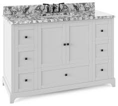 Check spelling or type a new query. 48 White Vanity Matte Black Hardware White Black Engineered Marble Top Bowl Transitional Bathroom Vanities And Sink Consoles By Kolibri Decor Houzz