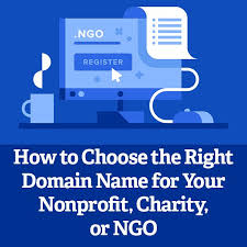 How To Choose The Right Domain Name For Your Nonprofit Charity Or Ngo Nonprofit Marketing Organisation Name Charity Foundation