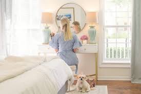 The old fashioned vanity with mirror is an excellent makeup vanity table for houses with small space. The New Vanity Bedroom Makeover Ashley Brooke Designs
