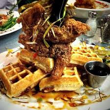 Hash House A Go Go Chicken And Waffles Bacon Waffles Food
