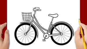 Como Dibujar Una Bicicleta Youtube Los neumáticos lisos hacen de una bicicleta de montaña lo más parecido posible. como dibujar una bicicleta