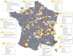 Gastronomie Frenchbook Carte De France Fromage Fromages De France