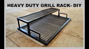 After some research, and careful thought, we went with this easy diy fire pit with grill from our local stone depot. Heavy Duty Bbq Grill Rack Diy Youtube
