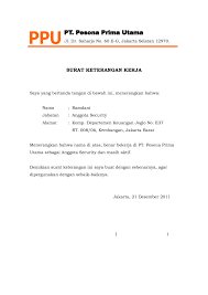 Maybe you would like to learn more about one of these? 17 Contoh Surat Keterangan Biasa Dinas Kerja Kuliah Kpr Perusahaan Bank