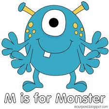 M Is For Monster Year 2 Week 26 Monster Clipart Monster Quilt Monster Pictures