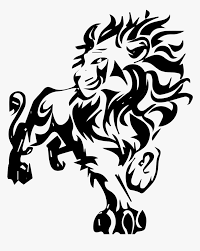 Well guys i wanted to upload a few things that would be special to some folks and exciting to others. Tribal Lion Tattoo Drawing Lion Tribal Tattoos Drawings Hd Png Download Transparent Png Image Pngitem