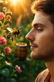 Honey bees have five eyes with specialized purposes