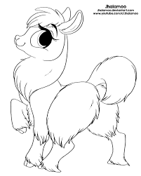 Select one of 1000 printable coloring pages of the category animals. Free Coloring Page Cute Llama By Jhalamoo On Deviantart