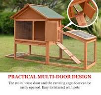 Amazon.com: Gallinero al aire libre, casa de madera ...