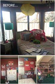 A darkly colored rug can help ground a small bedroom. A Teen Bedroom Makeover Decor Fix