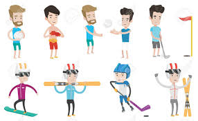 Hay que poner una pelotita dentro de unas pantys y luego ponernos las pantys en la cabeza. Deportista Caucasica Que Sostiene La Bola Del Voleibol En Las Manos Amigos Que Se Divierten Mientras Que Juega Voleibol De Playa Hockey De Juego De Deporte Conjunto De Ilustraciones De Diseno De