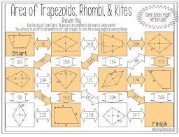 Cake designers design cak from geometry worksheet kites and trapezoids , image source: I Love This Area Of Trapezoids Rhombi And Kites Maze Activity For My Geometry Students The Geometry Worksheets Geometry Lesson Plans Mathematics Worksheets