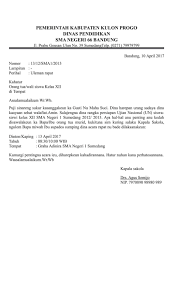 Contoh surat pribadi / personal letter dalam bahasa inggris. Contoh Surat Formal Bahasa Inggris Dengan