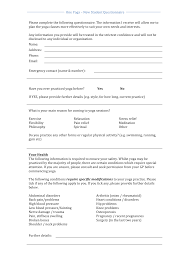 Https Www 1yoga Co Uk Wp Content Uploads 2016 11 Yoga Student Questionnaire Pdf