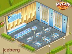 Iceberg Northern Lights Style My Cafe Game Mycafe Mycafegame Kitchen Cartoon Cafe Design Cafe Decor