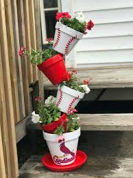 Baseball Flower Pot Craft Flower Pot Crafts Clay Pot Crafts Diy Flower Pots