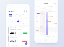 Schedule Scheduling App Schedule Design Mobile App Design