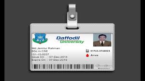 There is a replacement fee of $5.00 assessed for all id cards. How To Make University Id Card Design A Student Id Card In Adobe Photoshop 2018 Youtube