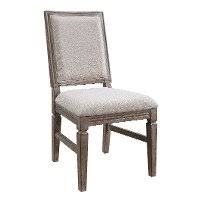 Yaheetech classic fabric upholstered dining chair high back padded dining chairs tufted parsons for home and restaurants (2pcs) average rating: Weathered Pine Square Back Upholstered Dining Chair Interlude Ii Rc Willey Furniture Store