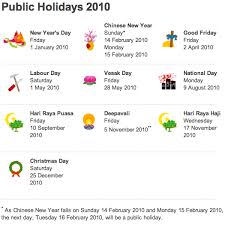 Then, they move it to last sat of july. 2010 Singapore Public Holidays The Logistics Supply Chain Management Society