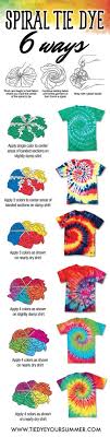 Then you will apply the dye and let sit in a plastic bag for a minimum of a few hours to develop. Tie Dye Your Summer With One Of These Cool Spiral Tie Dye Shirt Ideas The Way You Dye You Spiral Creates A Di Tie Dye Crafts Tie Dye Party Diy Tie